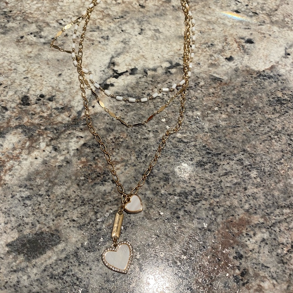 Park lane layered gold necklace